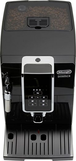 Dinamica ECAM358.15.B Kaffeevollautomat mit Long Coffee Funktion für Filterkaffee, Milchaufschäumdüse, 300g Bohnenbehälter und automatischer Reinigung in Schwarz