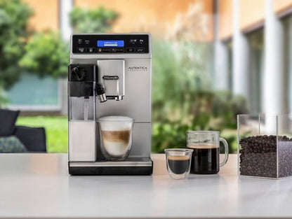 Kaffeevollautomat Autentica Cappuccino ETAM29.660.SB - Superkompakt - nur 19,5 cm breit LatteCremaMilchsystem, Kegelmahlwerk 13-stufig, automatische Reinigung
