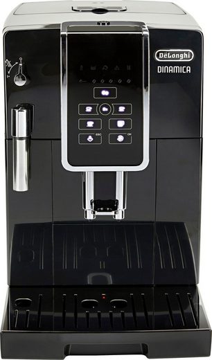 Dinamica ECAM358.15.B Kaffeevollautomat mit Long Coffee Funktion für Filterkaffee, Milchaufschäumdüse, 300g Bohnenbehälter und automatischer Reinigung in Schwarz