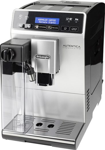 Kaffeevollautomat Autentica Cappuccino ETAM29.660.SB - Superkompakt - nur 19,5 cm breit LatteCremaMilchsystem, Kegelmahlwerk 13-stufig, automatische Reinigung