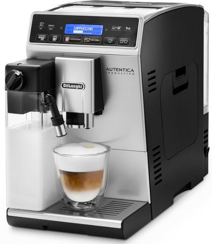 Kaffeevollautomat Autentica Cappuccino ETAM29.660.SB - Superkompakt - nur 19,5 cm breit LatteCremaMilchsystem, Kegelmahlwerk 13-stufig, automatische Reinigung